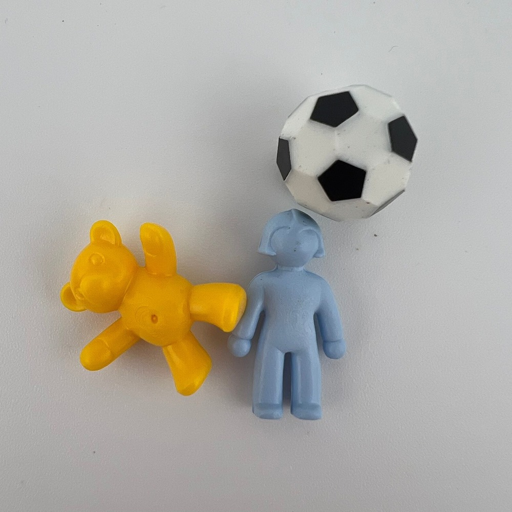 Playmobil Replacement Parts Lot Soccer Ball Teddy Bear Figure Doll Accessory